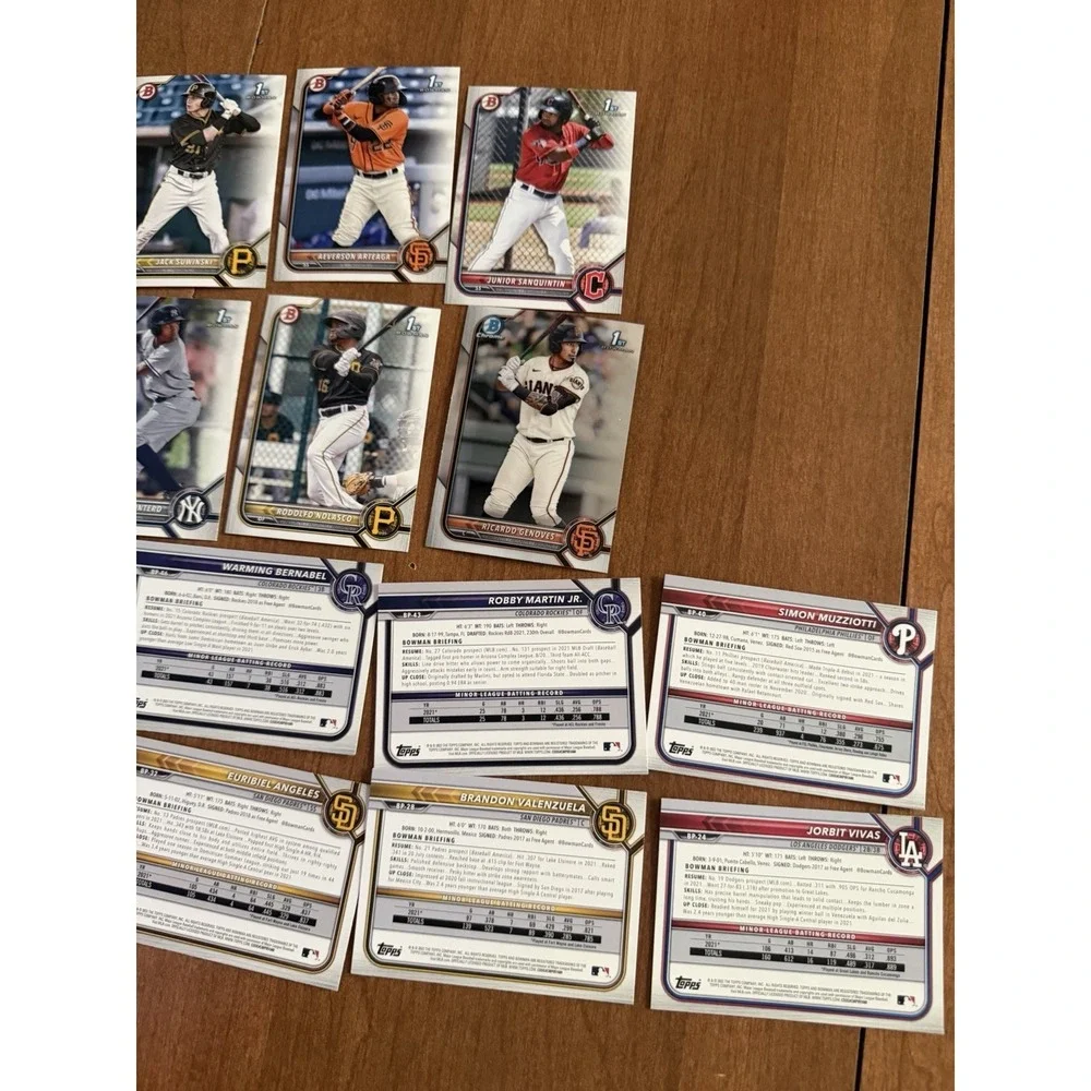 Topps 2022 MLB baseball cards BP Random lot‎ of 50, no dupes